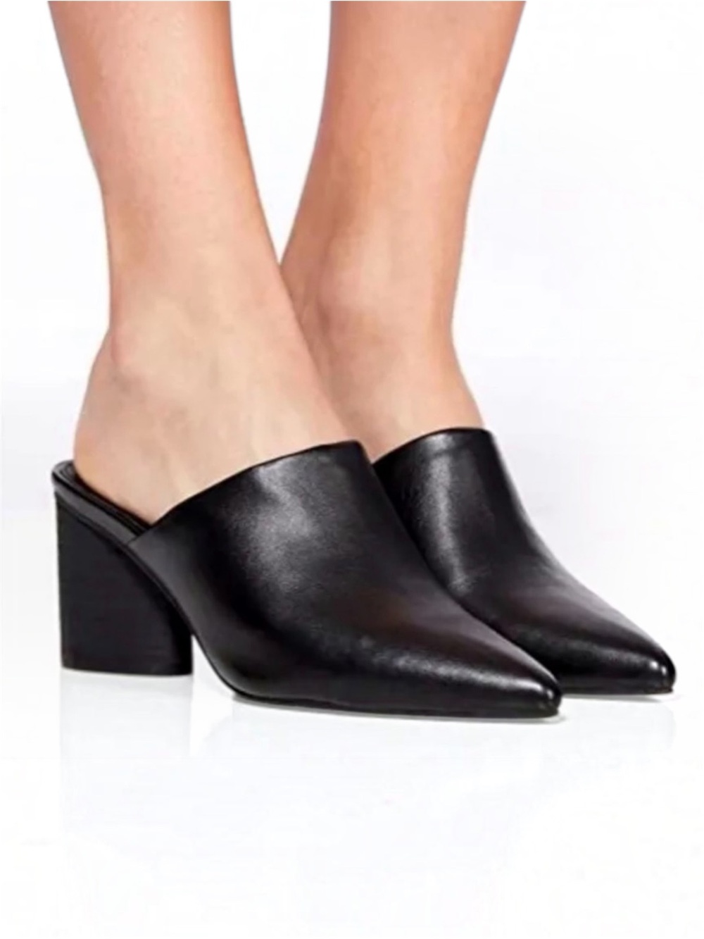 Rohb by Joyce Azria “Willow” Pointed Toe Mule in Black Size 7 1/2
